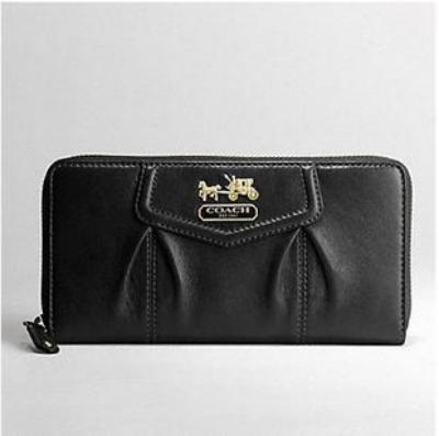 Coach Wallets - 43216 full black